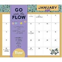 Go with the Flow: Inspiration and Organization for 2025: A Magnetic Monthly Calendar for a Fridge, Wall, or Desk