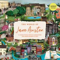 World of Jane Austen, The: A Jigsaw Puzzle with 60 Characters and Great Houses to Find