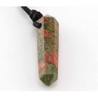 Unakite Pendant (Large) with Cord