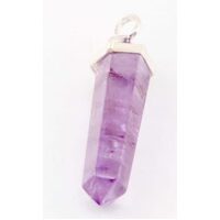 Amethyst Pendant (Large) with Silverball (no cord)