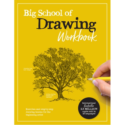 Big School of Drawing Workbook: Exercises and step-by-step drawing lessons for the beginning artist: Volume 2
