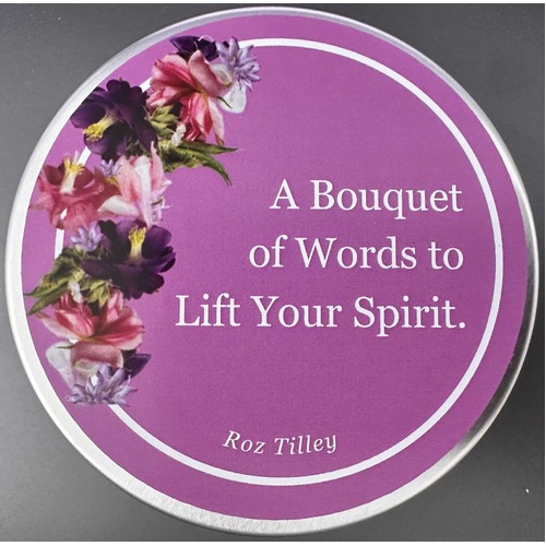 A Bouquet Of Words To Lift Your Spirit - Affirmation Cards
