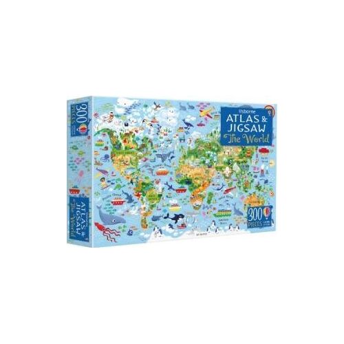 Usborne Atlas and Jigsaw The World