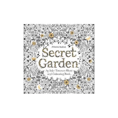 Secret Garden: An Inky Treasure Hunt and Colouring Book