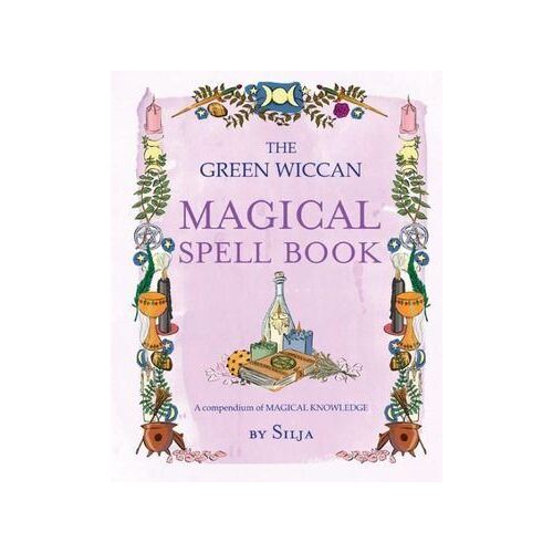 Green Wiccan Magical Spell Book