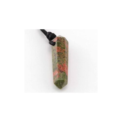 Unakite Pendant (Large) with Cord
