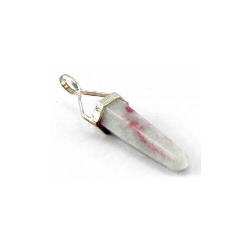 Pink Tourmainei in  Quartz Mini Pendant